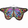 Kids Girl Princess Cloak Fairy Butterfly Costume Wings Monarch Chiffon Children Fancy Cape Dress Gift Festival Pixie Cosplay Chiffon Divon