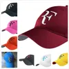 Tennis Cap Mens Womens Baseball Cap Roger Federer RF Print Couple Baseball Caps Adjustable Snapback Caps Hats Man Femal Hat2696