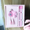 Pembe Unicorn Flamingo Kaktüs Defter Kutusu Set Günlüğü ile Jel Pen Kırtasiye Okulu Malzemeleri Kızlar İçin Hediye Çocuk Öğrencileri WJ016257Q