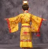 child chinese traditional hanfu dress men boys emperor king Stage red Clothing children costumes tang suit kids robe hat sets200K