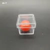 Mini storlek boll genom tomt låda magiska tricks illusion game leksak undervisa intelligens leksaker för barn