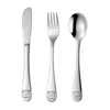 Kreskówka Niedźwiedź Dzieci Ze Stali Nierdzewnej Nóż I Widelec Łyżka - Kids Cutlery Zestaw Jakości Kreskówki Niedźwiedź Pattern Tableware