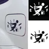 10CM*14CM Funny Car Stickers High Gas Consumption Decal Fuel Gage Empty Stickers Vinyl JDM Car Stickers Car Styling