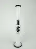 Cobra preta tipo filtro de vidro bong de tubulação de água, vidro bong oil rig, h: 36 cm branco / preto