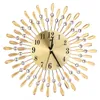 Art Diamond Modern Metal Wall Clock Большие настенные часы Home Home Living Room Офис Декор Blackgold Высококачественный C424463055