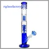 Hookah Glass Bong "Slender Sarah" Waterpijpen Spoel Percolator met Splash Guard Pipe ongeveer 15 "lang geen koffer