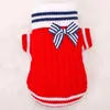Fashion Navy Dog Sweater Clothes For Small and Large Dog Clothes For chihuahua Winter Clothes 5 Colors Size XXS-L257y