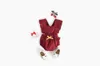 Bbaby Kız Giyim Romper Kare Yaka Kolsuz Katı Renkler Tulumlar 100% Pamuk Yüksek Kaliteli Bebek Giysileri