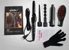 Newest Interchangeable 5 in 1 Ceramic with Hair Curling and Straightening Brush Hair Curler Roller Set