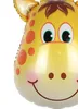 Cartoon mooie ballon met aluminium film Kawiai dierlijke vorm lucht ballonnen tijger aap niet giftige bruiloft verjaardagsfeestje levert 0 6qt zz