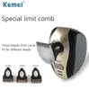 KEMEI KM 1000 4D мужской костюм для ухода за лицом 5 в 1, сменная портативная бритва, триммер для носа, машинка для стрижки волос, электрическая бритва1193355