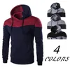 Sonbahar Giyim Hoodies Erkekler Sudaderas Hombre Hip Hop Erkek Marka Hoodie Dekoratif Cep Kazak Slim Fit Erkekler Hoody