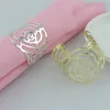 New Pearl Napkin Rings Circle Buckle Silver / Gold Napkin Rings Wedding Party Table Decorative Napkin Rings