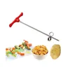 Manual Espiral Parafuso Slicer Plástico PP e Fio De Aço Cenoura Pepino Vegetal Batata Vegetal Espiral Faca Ferramenta de Escultura