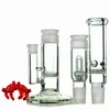 Comb Build A Bong Bong in vetro di grandi dimensioni Tubi per l'acqua in vetro Perc dritti Soffione a cupola Soffione per olio Dab Rig con raccoglitore di cenere WP522