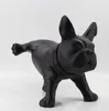 Estatueta de cachorro buldogue francês de resina, decoração vintage para casa, artesanato, objetos de decoração de sala de estar, ornamento de cachorro, estátua de animal de resina2140