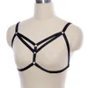 Erotische Crop Top Cage Bra Sexy Cupless Bra Open Borst BHE Polyester Body Harnas Verstelbare maat Pool Dance Underwear3619344