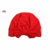 6pcs 1 lot fit for 7m18m newborn baby hat soft bowknot candy color baby girls caps cotton beanie infant hat factory cost wholesale