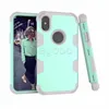 Mobiltelefonfodral 3 i 1 Hybrid Robot Sockproof Case TPU Defender Armor Case Cover för iPhone X XR XS MAX E S9 S8 PLUS OBSER 9 8 KT2R