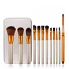 12pcs-M-Hud@ Makeup Brushes Sets Cosmetics Make Up Brush Set Kit pinceaux de maquillage brocha de maquillaje