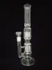 2018 Nyaste 32cm Glas Bong Glas Vattenrör Glas Bongs med 14mm Joint White Free Shipping