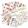 58sheets Fruitnecklace Jewelry Paern Nail Stickers Nail Art Water Transfer Stickers Mixed Nail Tips Decaler Decaler Z4555122481752