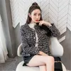 Runway Designer Women Basic Tweed Jacket Coat 2018 Winter Plaid Color Weave Twill Fringe Tassel Slim Elegant Jacka Ytterkläder