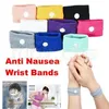 Anti nausea Wrist Support Sports cuffs Safety Wristbands Carsickness Seasick Anti Motion Sickness Motion Sick Wrist Bands GGA527 200PCS