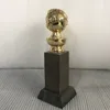 Troféu do Globo de Ouro de 10 polegadas com logotipo HFPA carimbado em ouro26 cm de cor dourada alta, bom Globo de Ouro8213090