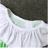 Fille feuilles imprimer maillot de bain bébé Lotus cou maillots de bain deux pièces enfants été Bikini ensembles bébé vêtements CN G0233876747