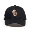 2017 Ny vuxen tecknad broderi baseball cap usa män kvinnor pappa hatt mode tunga trucker hatt chapeu snapback caps8133697