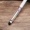 Novedoso bolígrafo con diamantes de imitación de cristal arcoíris con pantalla táctil, bolígrafo de tinta negra superior, regalo para estudiantes WJ014