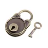 OOTDTY – Mini cadenas Archaize de Style Antique, ours Vintage, serrure à clé avec clé pour sac à main/petit bagage/petit journal artisanal/jouet/boîte