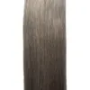 Extensions de cheveux humains à la kératine malaisienne 1g U Tip cheveux humains naturels sur capsules 100s gris Extensions de cheveux à pointe de bâton de kératine droite