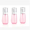 30ml Mini plástico transparente pequeno frasco de spray vazio para compo recarregáveis ​​contentores 3 Cores 0128