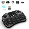 I8 Rosyjska angielska wersja + 2.4 GHz bezprzewodowa klawiatura Air Mouse Touchpad Handheld dla TV Box Android Mini PC