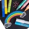 Kontors skolvattenbaserad bläck akryl smärtmaskin konstmarkör penna kreativ DIY färg penna Vattentät olika färger