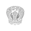 Großhandel handgemachte DIY Schmuck Perlenkappen Micro Pave Zirkon Strass Kupfer Krone geformt Quaste Kappen Charme DIY Quasten Halskette Ohrring passen
