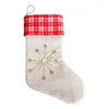 Julstrumpor Sock Presentväskor Julgran Reindeer Snowman Sock Xmas Candy Storage Bag Festival Party Supplies 25 * 43 * 19cm HH7-1320