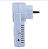 EU Plug Smart GSM Power Outlet Plug Socket with Temperature Sensor SMS Command Control Russian /English Version Optional