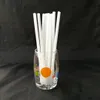 Transporte por atacado fumar - cor de borosilicato tubos de vidro de diâmetro 7 mm de comprimento 20 cm, acessórios do cachimbo de água