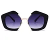ALOZ MICC 2018 Trendy Half Frame Square Sunglasses Women Fashion Clear Brand Designer Sun glasses For Female Oculos de sol A4422048216