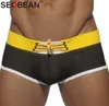 Costumi da bagno da uomo di marca Seobean Custodia per pene gay Nuovi costumi da bagno da uomo Costumi da bagno da spiaggia Abbigliamento da nuoto Boxer da uomo di alta qualità