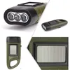 Manivelle Dynamo lampe de poche Design traditionnel Portable LED Manivelle Dynamo Lampe de poche à énergie solaire pour le camping
