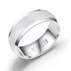 Simples em branco Dull poloneses inoxidável Anel de Ouro Preto Titanium Rings banda de aço para Homens Mulheres Moda Jóias Drop Shipping