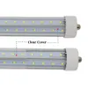 Tubo led da 8 piedi FA8 Forma a V su entrambi i lati Tubo LED T8 da 65 W Per luci fluorescenti a LED per porte più fredde AC85-265V SAA UL 25+