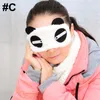 20pcs / lot bonito Panda do sono Máscaras Eyemask Confortável Cotton Eye 4 dos desenhos animados estilo engraçado Cosplay Costumes Acessórios