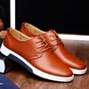 Luxury Men Shoes Dress Men's Business Shoes Breathable Tip Derby 2018 Youth Korean Men's Black Men Casual Shoes