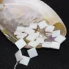 2018 Mode Natural Oyster Shell 14 * 15mm Square Piece DIY Shell Halsband Smycken Tillbehör Material Beaded Wholesale