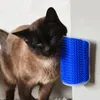 猫のコーナーセルフグルーマーペットグルーミングウォールマッサージブラシ猫長い毛皮の子犬のコーナースクラッカーのための柔らかいコームツール